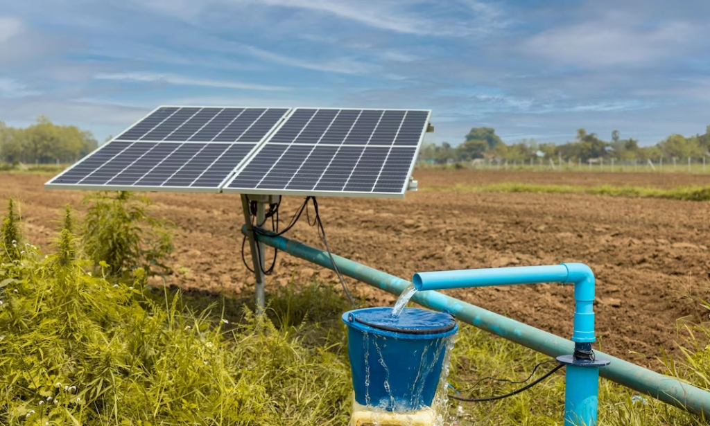 Solar Krishi Pumps: "Solar-powered pumps for agricultural needs with solar services